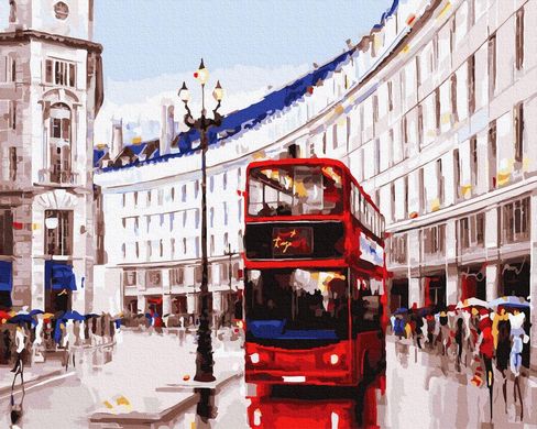 Картина за номерами "Лондонський маршрут" BrushMe полотно на підрамнику 40x50см GX30731 в інтернет-магазині "Я - Picasso"
