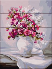 Картина по номерам на дереве - Весенние цветы 30x40 см в интернет-магазине "Я - Picasso"