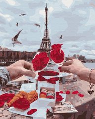 Картина за номерами "Пікнік в Парижі" BrushMe полотно на підрамнику 40х50см BS34598 в інтернет-магазині "Я - Picasso"