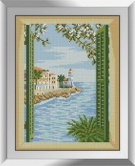 Алмазна мозаїка "Вид на море 1" Dream Art в коробці 31081 в інтернет-магазині "Я - Picasso"
