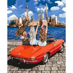 Картина за номерами "Дівчата-подружки" Ідейка полотно на підрамнику 40x50см КНО4712 в інтернет-магазині "Я - Picasso"