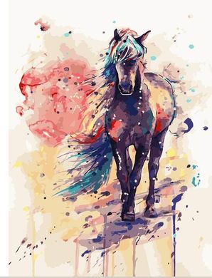 Картина за номерами "Фантастична кінь" BrushMe полотно на підрамнику 40x50см G108 в інтернет-магазині "Я - Picasso"