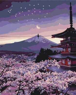 Картина за номерами "Вечірня Японія" BrushMe полотно на підрамнику 40х50см BS33813 в інтернет-магазині "Я - Picasso"