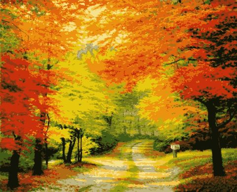 Картины по номерам "Осенний лес" Artissimo холст на подрамнике 40x50 см PN0169 в интернет-магазине "Я - Picasso"