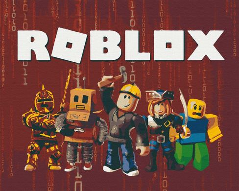 Картина по номерам "ROBLOX. Приключения" холст на подрамнике 40x50 см RB-0495 в интернет-магазине "Я - Picasso"