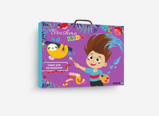 Картина за номерами "Милий мопс" BrushMe в подарунковій коробці 30x40см MEX7106 в інтернет-магазині "Я - Picasso"