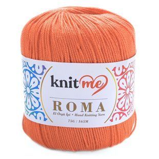 Пряжа Roma/Рома, оранжевый KR1211, Knit Me