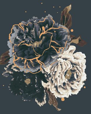 Картина за номерами "Оксамитовий цвіт" полотно на підрамнику 40x50 см RB-0645 в інтернет-магазині "Я - Picasso"