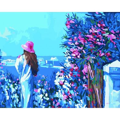Картина за номерами "Прогулянка по набережній" Ідейка полотно на підрамнику 40x50см КНО2119 в інтернет-магазині "Я - Picasso"