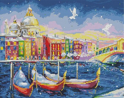 Алмазна мозаїка "Казкова Венеція" BrushMe 40x50см GF2725 в інтернет-магазині "Я - Picasso"