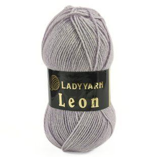 Пряжа Leon/Леон, світло-бузковий LN007, Lady Yarn