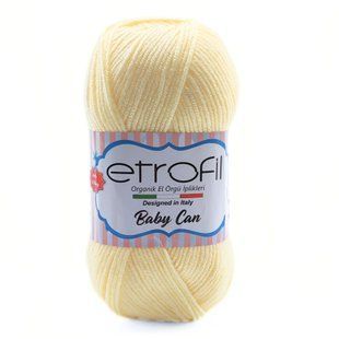 Пряжа Baby Can/Бэби Кан, сливочный 80021, Etrofil