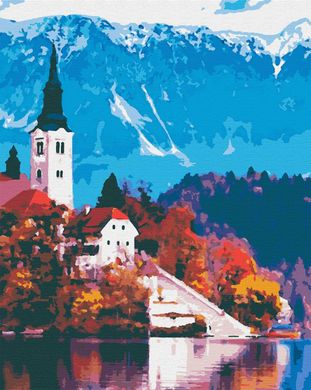 Картина по номерам "Австрийский пейзаж" холст на подрамнике 40x50 см RB-0040 в интернет-магазине "Я - Picasso"