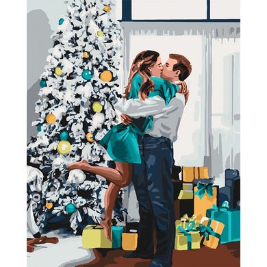 Картина за номерами "Новорічний настрій" Ідейка полотно на підрамнику 40x50см КНО4637 в інтернет-магазині "Я - Picasso"