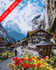 Картины по номерам - Цветущая Швейцария 40x50