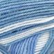 Пряжа Cotton Queen Multi Jacquard/Коттон Квин мульти жакард, нежно голубой-голубой мультиколор 10489, Performance