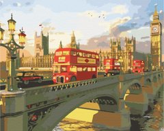 Картина по номерам "Вечерний Лондон" BrushMe холст на подрамнике 40х50см BS51547 в интернет-магазине "Я - Picasso"