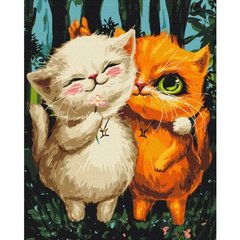 Картина за номерами "Котики Близнюки © Маріанна Пащук" BrushMe полотно на підрамнику 40х50см BS54086 в інтернет-магазині "Я - Picasso"