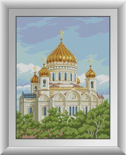 Алмазна мозаїка "Храм Христа Спасителя" Dream Art в коробці 30199 в інтернет-магазині "Я - Picasso"