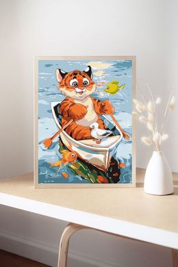 Картина за номерами "Весела рибалка© Софія Нікуліна" Ідейка полотно на підрамнику 40x50см KHO4245 в інтернет-магазині "Я - Picasso"