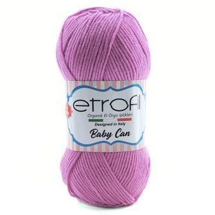 Пряжа Baby Can/Бэби Кан, сиреневый 80006, Etrofil