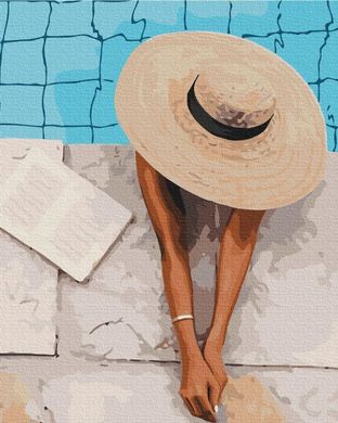 Картина по номерам - Лето в шляпке 40x50см в интернет-магазине "Я - Picasso"