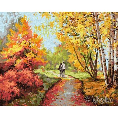 Картина по номерам - Осенняя прогулка © light_art_brush 40x50см в интернет-магазине "Я - Picasso"