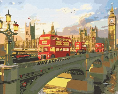 Картина за номерами "Вечірній Лондон" BrushMe полотно на підрамнику 40х50см BS51547 в інтернет-магазині "Я - Picasso"