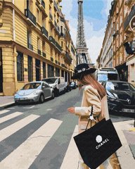 Картина за номерами "Тиждень моди в Парижі" BrushMe полотно на підрамнику 40х50см BS52887 в інтернет-магазині "Я - Picasso"