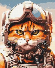Картина за номерами "Котик головний пілот. Маріанна Пащук" BrushMe полотно на підрамнику 40х50см BS53804 в інтернет-магазині "Я - Picasso"