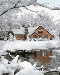 Картина по номерам - Уютная зима 40х50 в интернет-магазине "Я - Picasso"