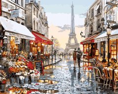 Картина по номерам - Париж после дождя 40x50 в интернет-магазине "Я - Picasso"
