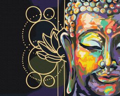 Картина по номерам "Символика Будды" BrushMe холст на подрамнике 40x50см BS52648 в интернет-магазине "Я - Picasso"