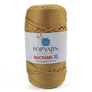 Пряжа Macrame Xl/Макраме ХЛ, золотий B-129, Popyarn