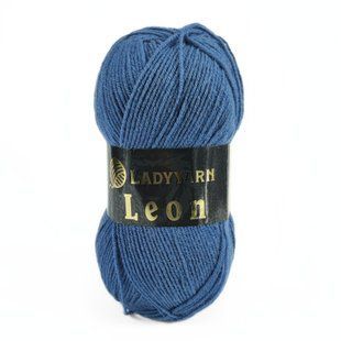 Пряжа Leon/Леон, джинс LN009, Lady Yarn