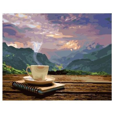 Картина за номерами "Ранок з видом на гори" BrushMe полотно на підрамнику 40х50см BS24686 в інтернет-магазині "Я - Picasso"