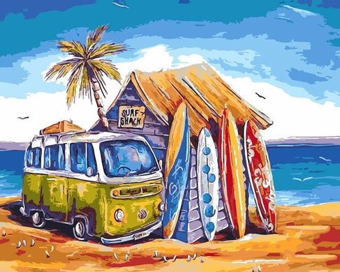 Картина по номерам - Гавайские каникулы 40х50 в интернет-магазине "Я - Picasso"