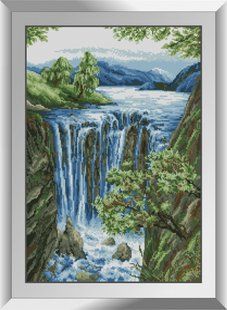 Алмазна мозаїка "Водоспад" Dream Art в коробці 31112 в інтернет-магазині "Я - Picasso"