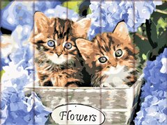 Картина за номерами на дереві "Кошенята в кошику" ArtStory подарункова упаковка 30x40см ASW145 в інтернет-магазині "Я - Picasso"