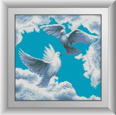 Алмазна мозаїка "Голуби" Dream Art в коробці 30408 в інтернет-магазині "Я - Picasso"