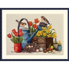 Весенний сад Набор для вышивания крестиком Мережка К-251 в интернет-магазине "Я - Picasso"