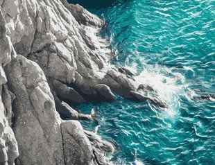 Картина за номерами "Море і каміння" ArtStory в подарунковій коробці 50х65см AS1112 в інтернет-магазині "Я - Picasso"