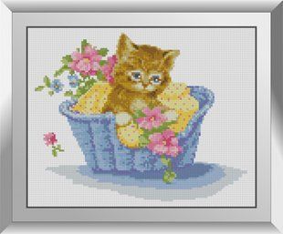 Алмазна мозаїка "Кошеня в кошику" Dream Art в коробці 31657 в інтернет-магазині "Я - Picasso"