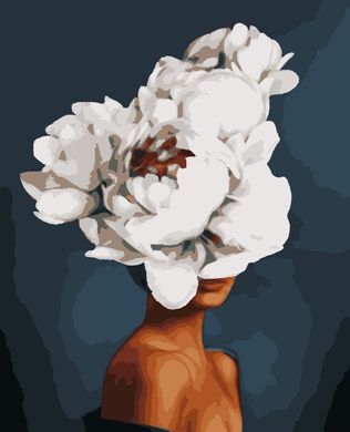 Картини за номерами "Елегантна квітка" Artissimo полотно на підрамнику 40x50 см PN0533 в інтернет-магазині "Я - Picasso"