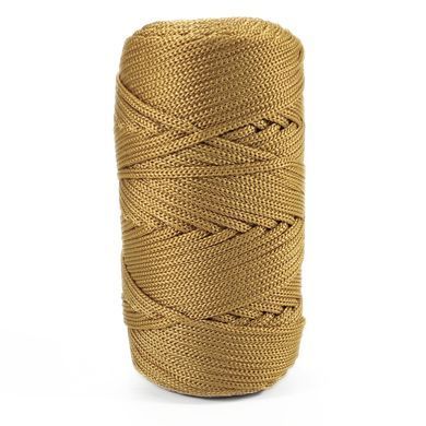 Пряжа Macrame Xl/Макраме ХЛ, золотой В-417, Popyarn