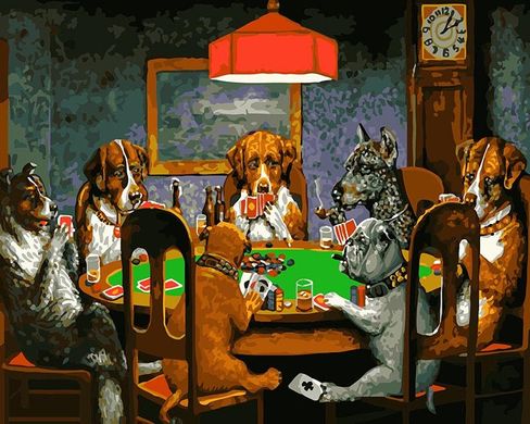 Картина за номерами "Покер" BrushMe полотно на підрамнику 40x50см BS4026 в інтернет-магазині "Я - Picasso"