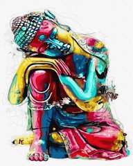 Картина по номерам - Задумчивый Будда 40x50 в интернет-магазине "Я - Picasso"