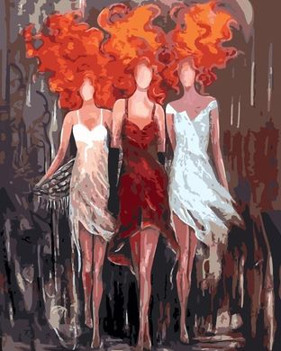 Картина за номерами "Вогняне тріо" ArtStory подарункова упаковка 40x50см AS0184 в інтернет-магазині "Я - Picasso"
