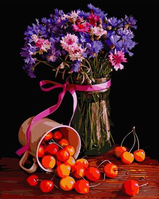 Картина за номерами "Квітковий натюрморт" ArtStory подарункова упаковка 40x50см AS0680 в інтернет-магазині "Я - Picasso"