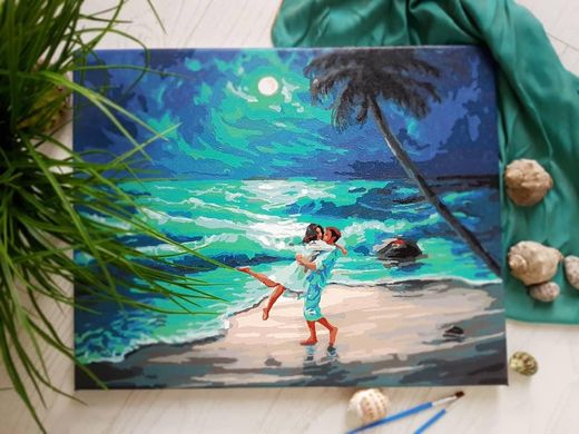 Картина за номерами "На березі океану" BrushMe полотно на підрамнику 40x50см BS23713 в інтернет-магазині "Я - Picasso"